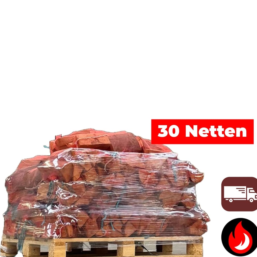 30 Zakken Beuken Haardhout 22L