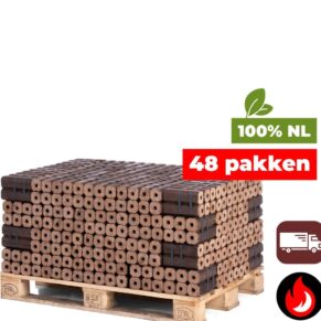 Pini Kay Briketten | 100% NL | Eik | 48 pakken