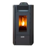 Qlima Pelletkachel Viola 100S-Line - 8,9kW - Zwart