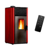 Sannover Pelletkachel Anita 15 Kw Bordeaux