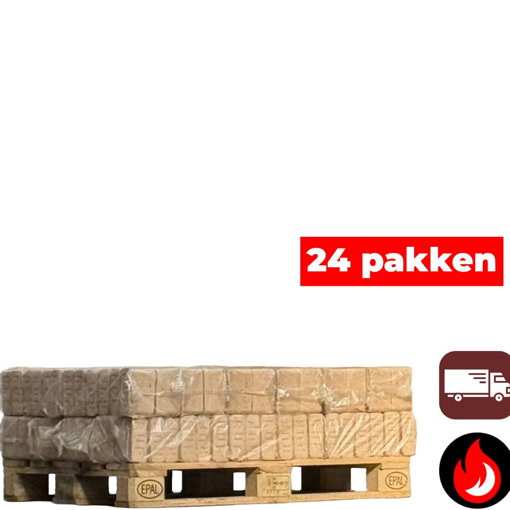RUF Briketten | Beuk | 24 pakken