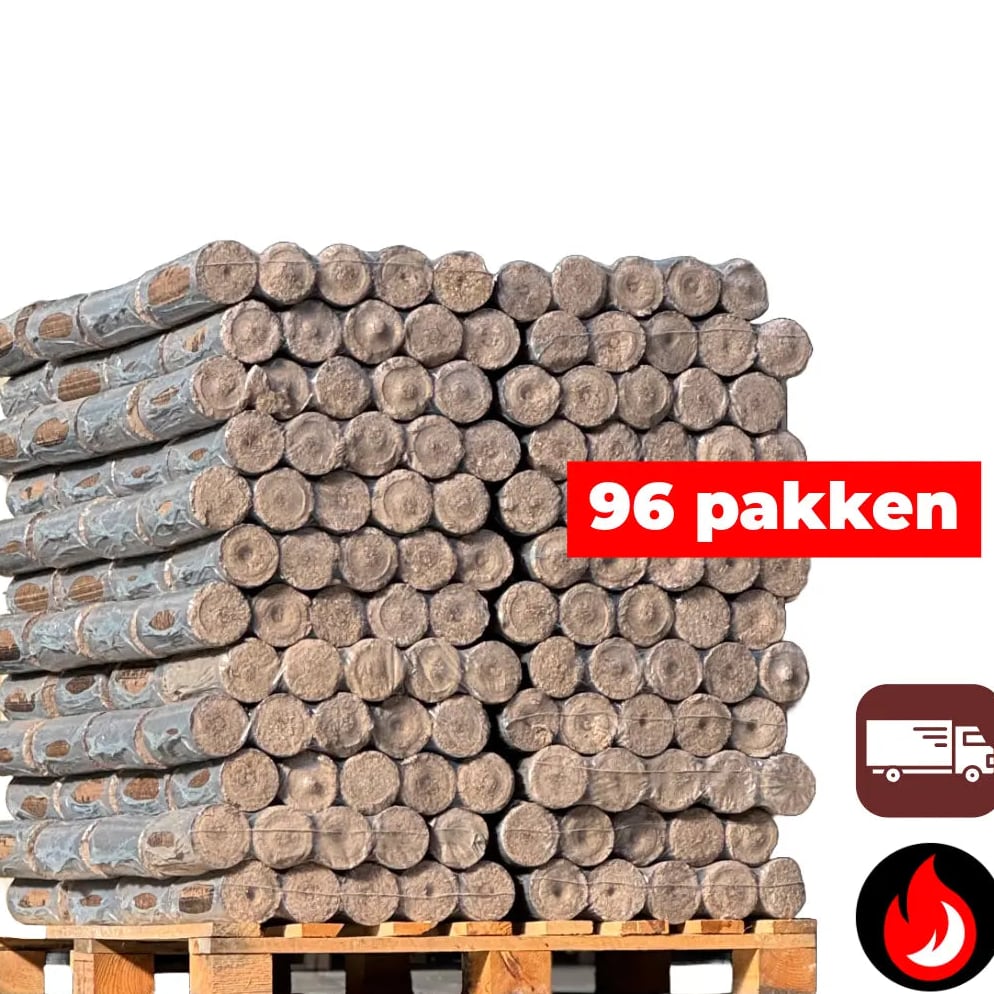 Nestro Briketten | Hardhout | 96 pakken