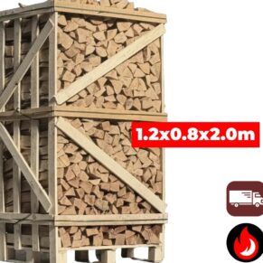 OP=OP | Grote Pallet (Rode) Eik Haardhout