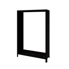 Gepoedercoat staal houtopslag - INDIANA- 180 x 120 x 40 cm - RAL9005 Mat (Zwart) – 2